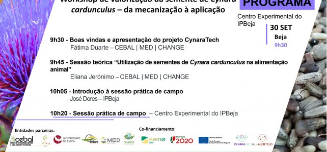 Workshop “Valorização da semente de Cynara cardunculus – da mecanização à aplicação”